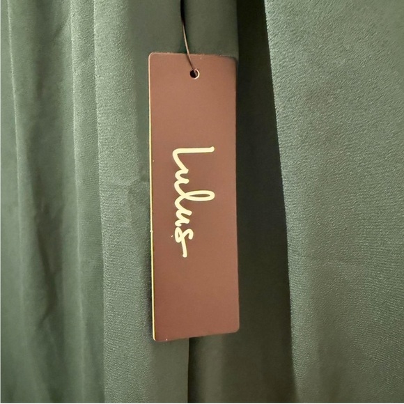 NWT Lulus Perfect Situation Shift Dress | Size XL | Dark Green Forest - Picture 5 of 8